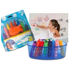 TESTE Kit 8 Lápis de Cera + Esponja para Banho - Pintando no Banho (cópia)