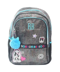 Alternative view of Mochila Rebecca Bonbon Glitter (AZUL)