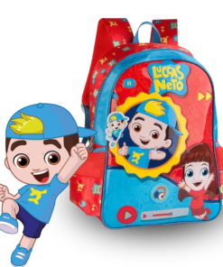 Alternative view of MOCHILA DE COSTA LUCCAS NETO COM ESTOJO GRANDE