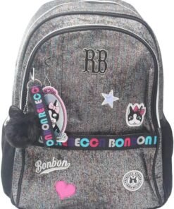 Mochila Rebecca Bonbon Glitter (PRETA)