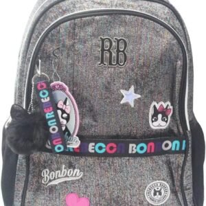 Mochila Rebecca Bonbon Glitter (PRETA)