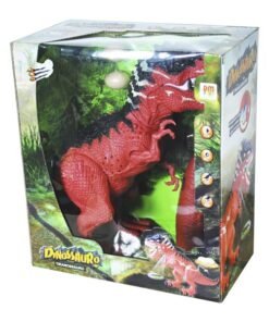 Boneco Tiranossauro C/ Luz E 2 Ovinhos Dmt5400 - Dm Toys