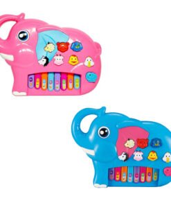 Tecladinho Divertido Elefante C/ Som E Luz - Dm Toys