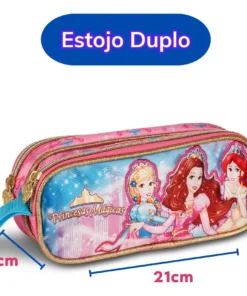 Alternative view of Kit Mochila Feminina Infantil + Estojo e Lancheira da Clio Style Com Rodinhas -