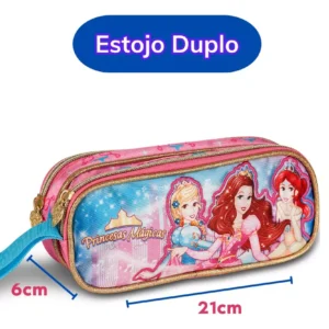 Alternative view of Kit Mochila Feminina Infantil + Estojo e Lancheira da Clio Style Com Rodinhas -