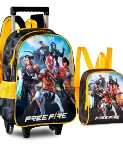Alternative view of KIT Mochila Com Rodas Com Capuz Free Fire FR2494K Clio