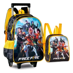 Alternative view of KIT Mochila Com Rodas Com Capuz Free Fire FR2494K Clio
