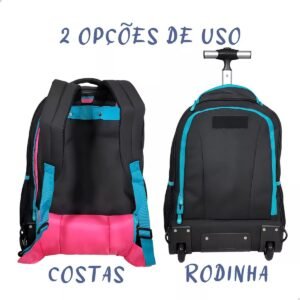 Alternative view of Kit Mochila Rodinha Luluca E Lancheira Nova 2024