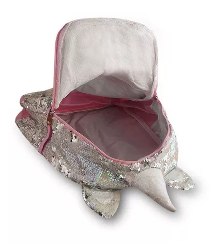MOCHILA PAETÊ UNICORNIO BRACO/PRATA CLIO GIRLS - Imagem 3
