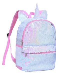 Alternative view of MOCHILA PAETÊ UNICORNIO BRACO/PRATA CLIO GIRLS