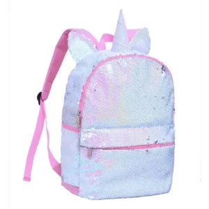 Alternative view of MOCHILA PAETÊ UNICORNIO BRACO/PRATA CLIO GIRLS