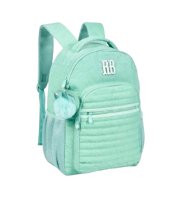 Alternative view of Mochila 17'' com Chaveiro Duplo Matelassê Crinkle (VERDE)