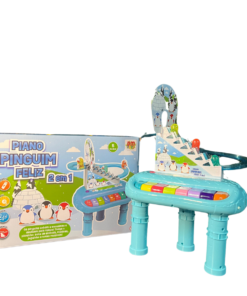 Piano INFANTIL Pinguim Feliz 2 em 1