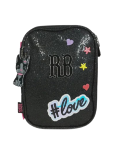 ESTOJO REBECCA BONBON GLITER (PRETO)