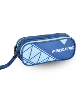 Alternative view of MOCHILA DE COSTA COM ESTOJO FREEFIRE AZUL