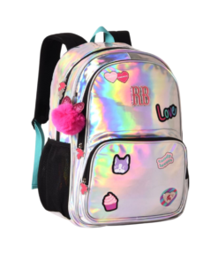 Alternative view of KIT MOCHILA DE COSTA E LANCHEIRA REBECCA BONBON HOLOGRAFICA