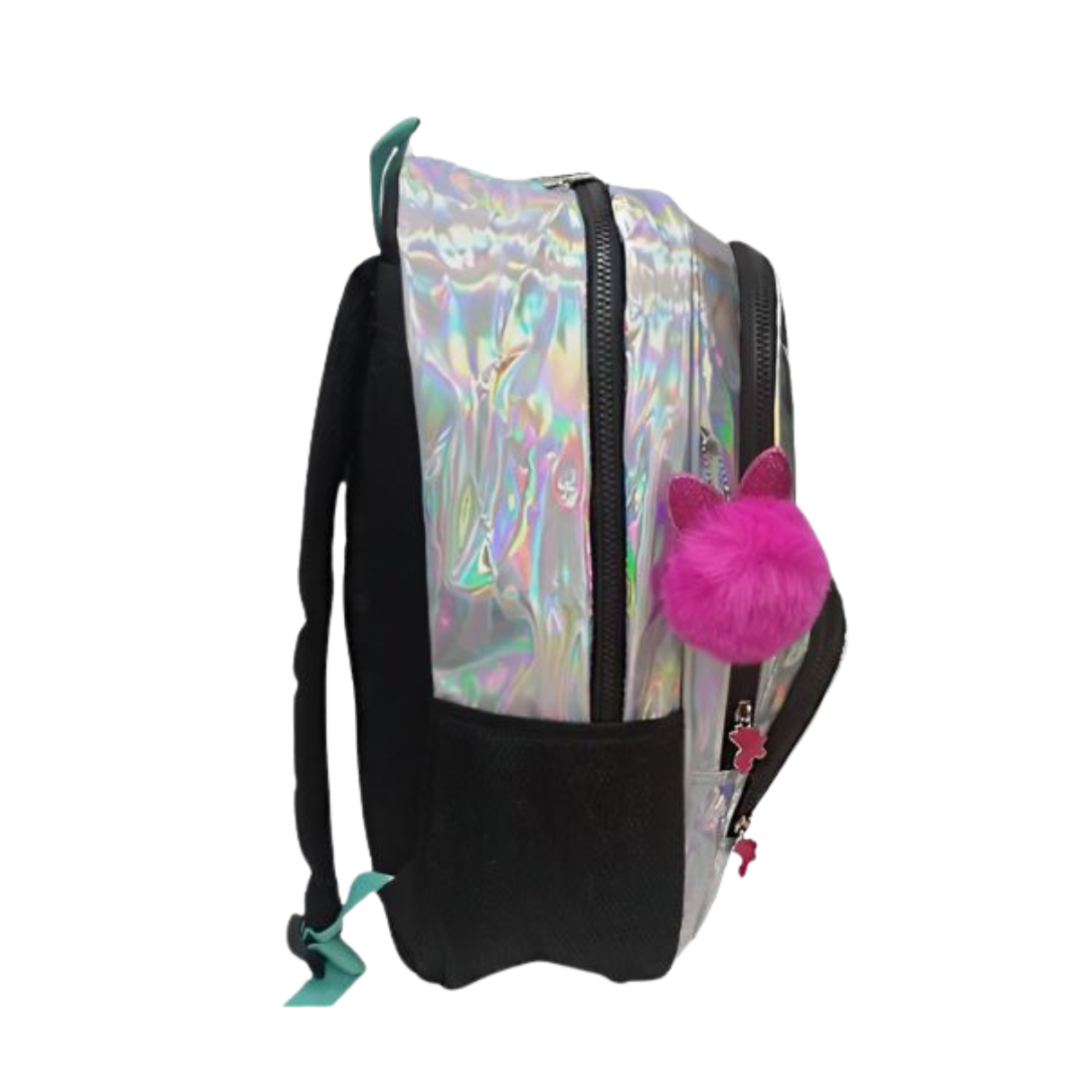 KIT MOCHILA DE COSTA E LANCHEIRA REBECCA BONBON HOLOGRAFICA - Imagem 4