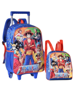 Kit Mochila Rodinhas e Lancheira Oficial ONE PIECE OP3591K
