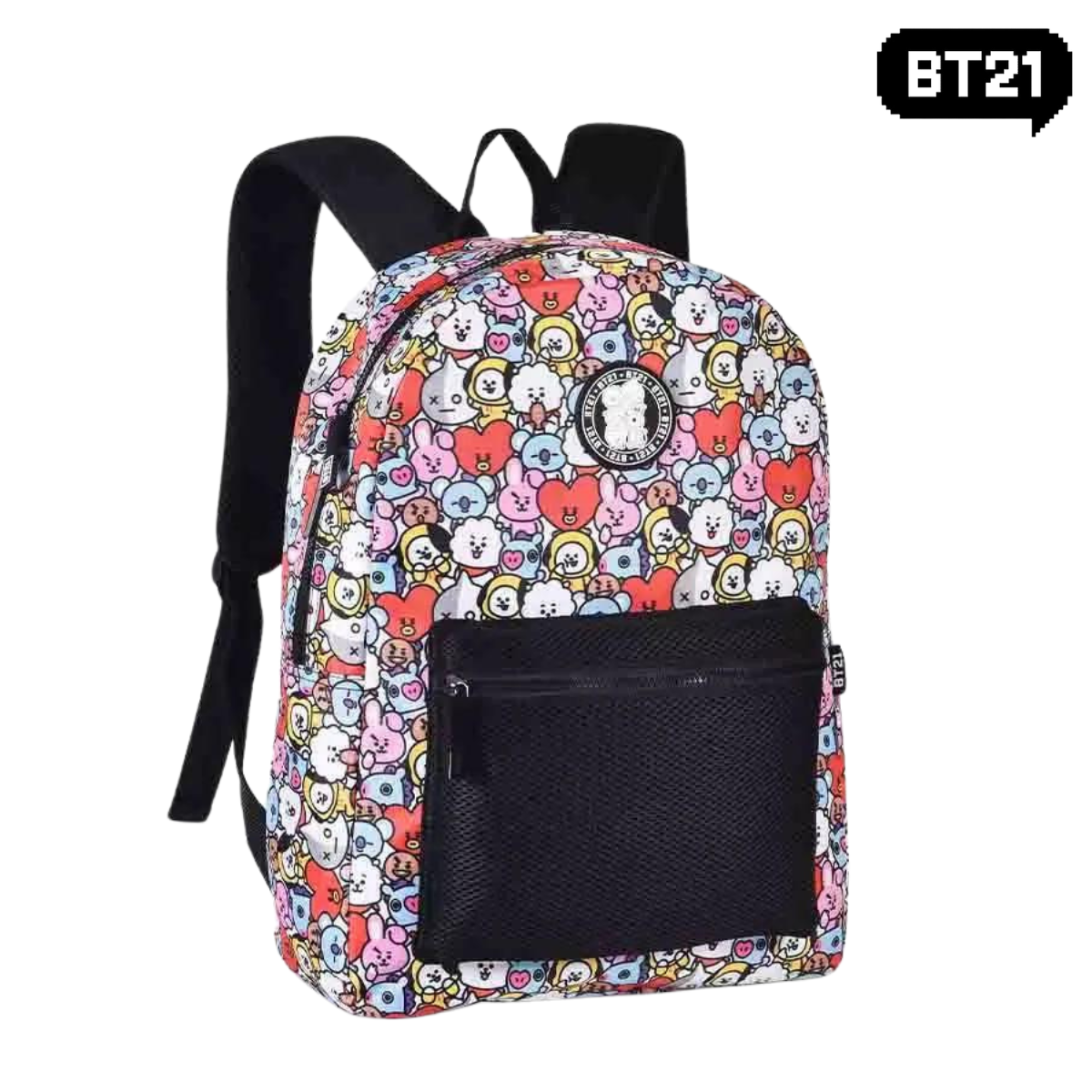 Mochila de costas BT21 oficial BT4010 (PRETA) - Imagem 9