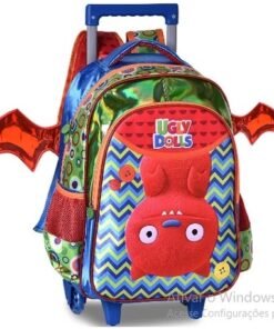 MOCHILA DE CARRINHO UGLYDOLLS VERDE