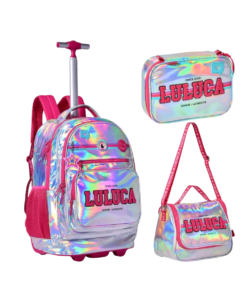 KIT MOCHILA LULUCA HALOGRAFICA