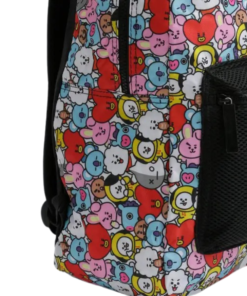 Alternative view of Mochila de costas BT21 oficial BT4010 (PRETA)