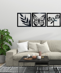Alternative view of Kit 3 Quadros Decorativos Acorde Com Um Motivo Para Fazer o Seu Dia Incrível