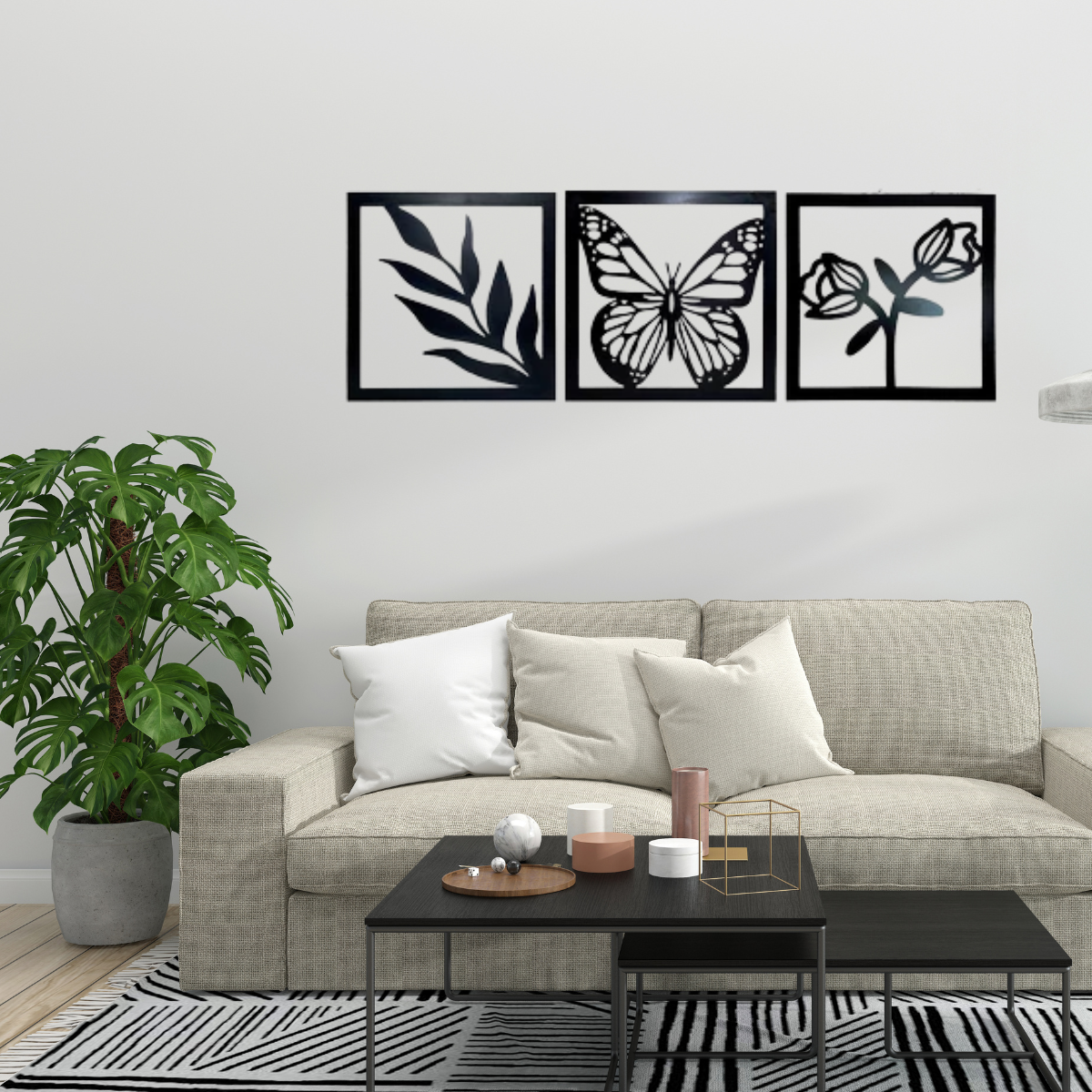 Kit 3 Quadros Decorativos Acorde Com Um Motivo Para Fazer o Seu Dia Incrível
