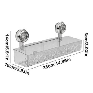 Alternative view of Prateleira de Banheiro Sem Furos Suporte Acrilico