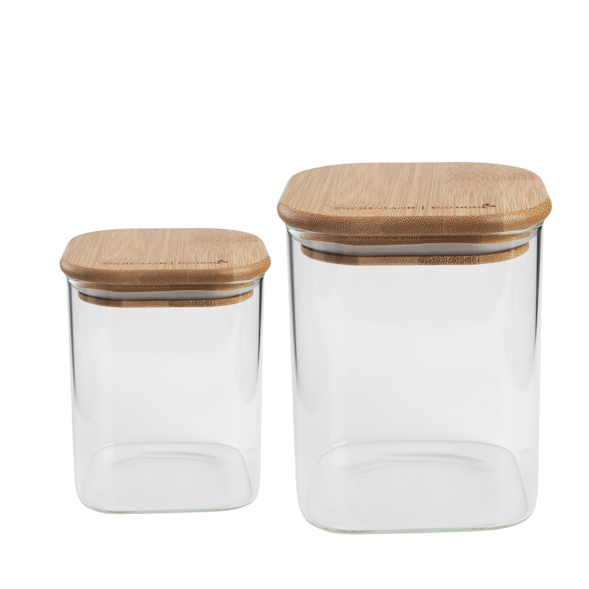 Kits Potes de Vidro com Tampa de Bambu – Hermético e Elegante para Cozinha - Imagem 11