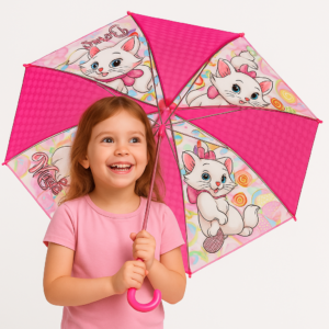 Guarda Chuva Infantil Gatinha Nini Cabo Longo NN072MT