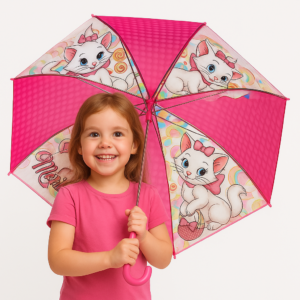 Alternative view of Guarda Chuva Infantil Gatinha Nini Cabo Longo NN072MT