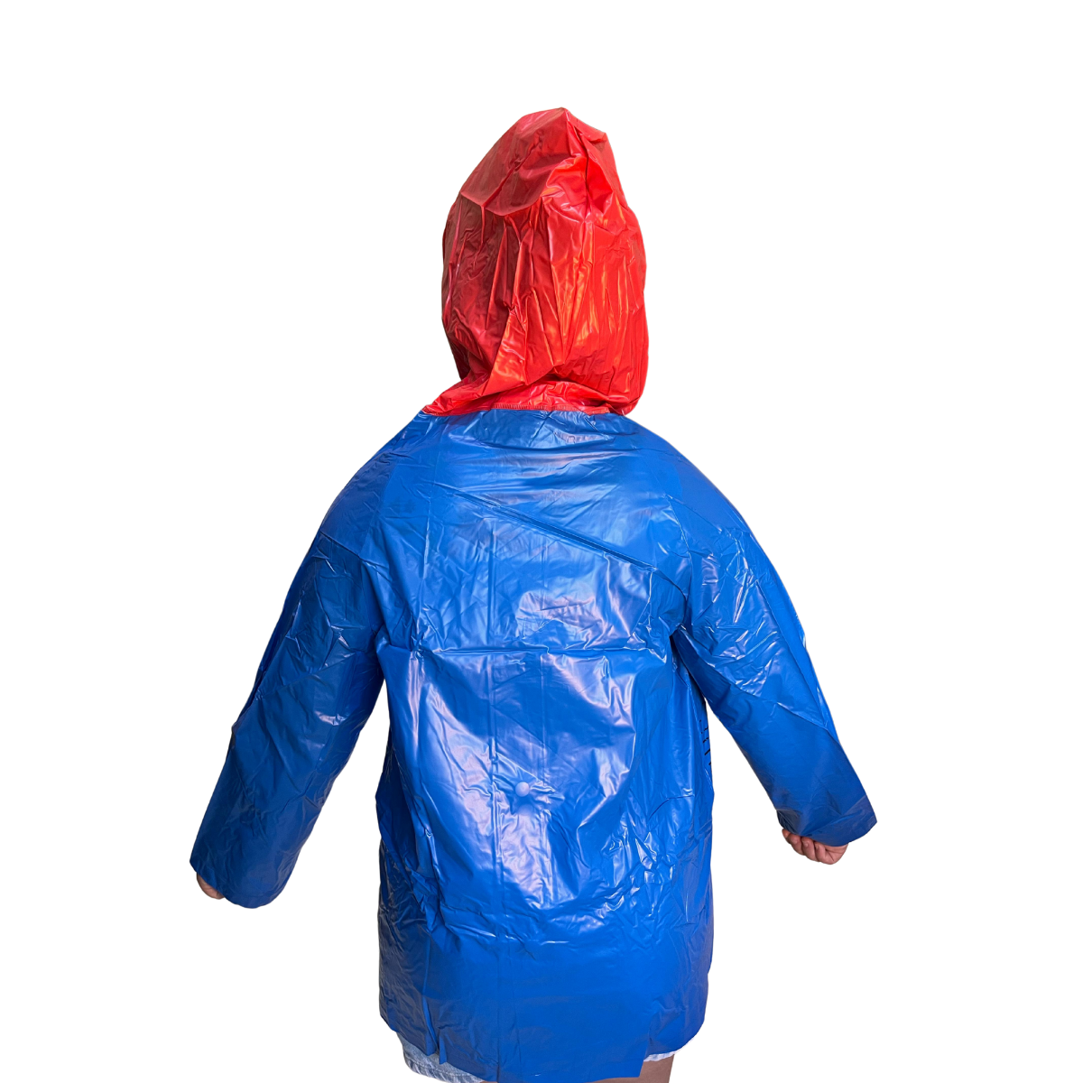 Capa De Chuva Infantil Menino Impermeável Capuz Dark Spider - Imagem 5