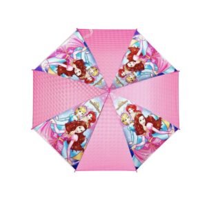 Guarda-Chuva Automático Infantil Princesas - Cabo Longo PR072MT