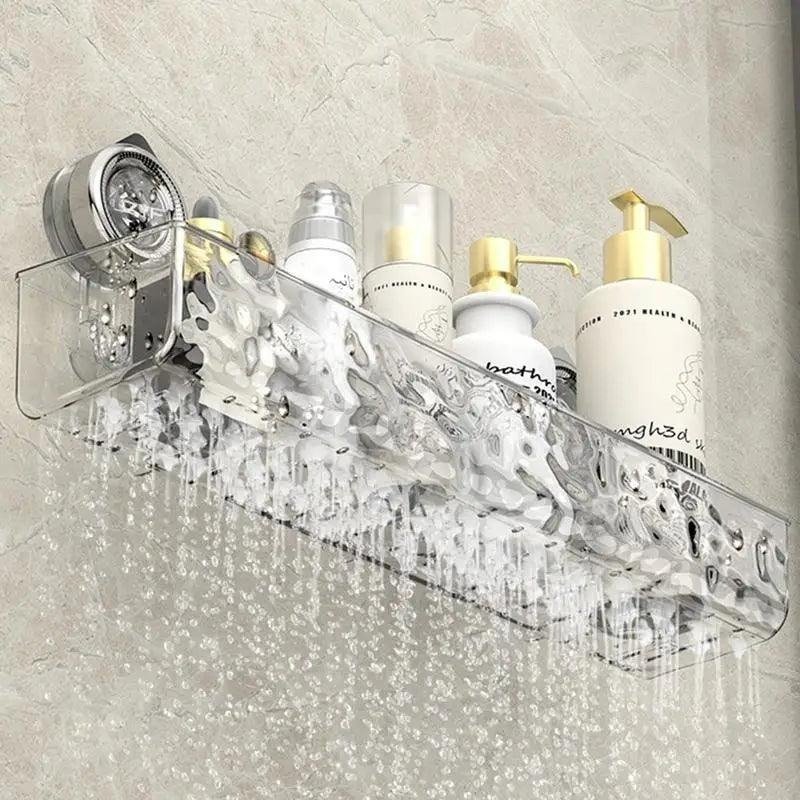 Prateleira de Banheiro Sem Furos Suporte Acrilico - Imagem 4