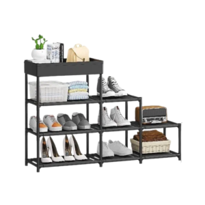 Alternative view of Sapateira Organizador Porta Sapatos 11 Pares 4 Andares Para Quarto Hall Multiuso