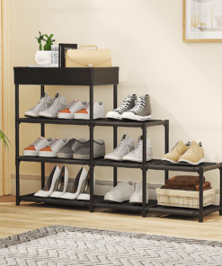 Sapateira Organizador Porta Sapatos 11 Pares 4 Andares Para Quarto Hall Multiuso