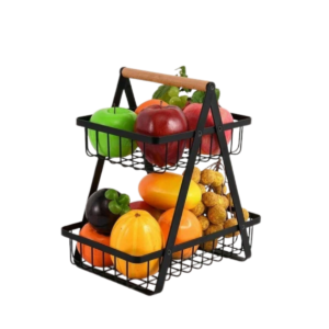 Fruteira de Mesa Premium Aramado 2 Andares