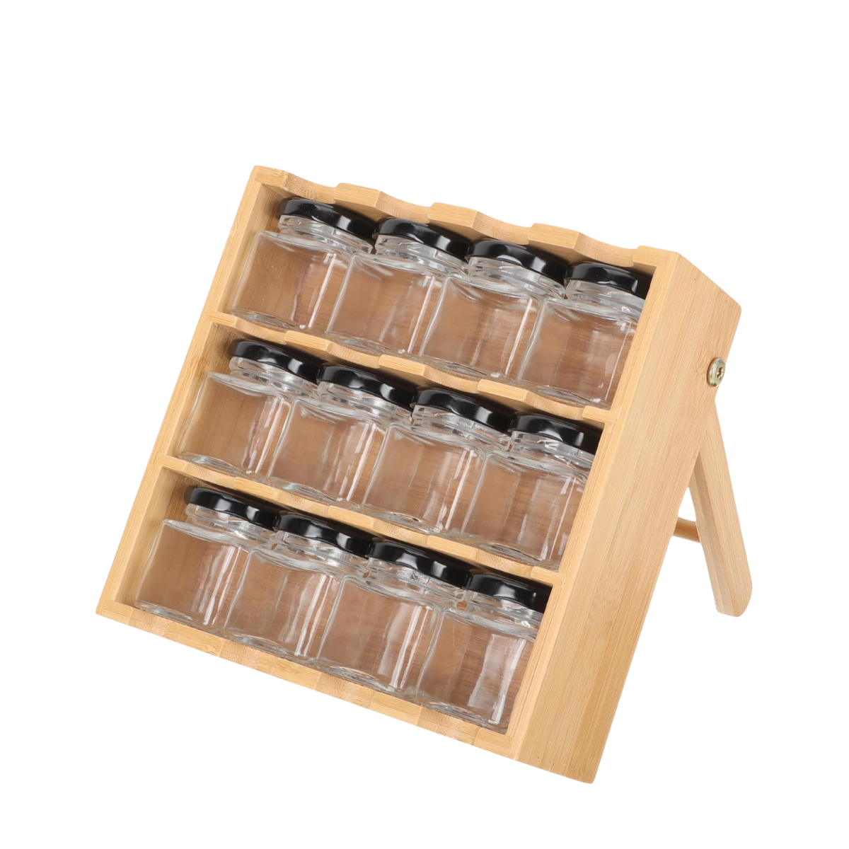 Porta Temperos e Condimentos Potes Organizador com 12 Unidades - Imagem 4