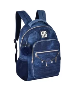 Mochila Jeans Feminina Rebecca Bonbon Clio NOVO 1